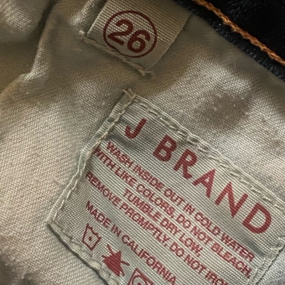 J BRAND Lovestory High Waist Flare Leg Jeans Size 26 Color 70’s Infl…Grunge - Picture 8 of 14